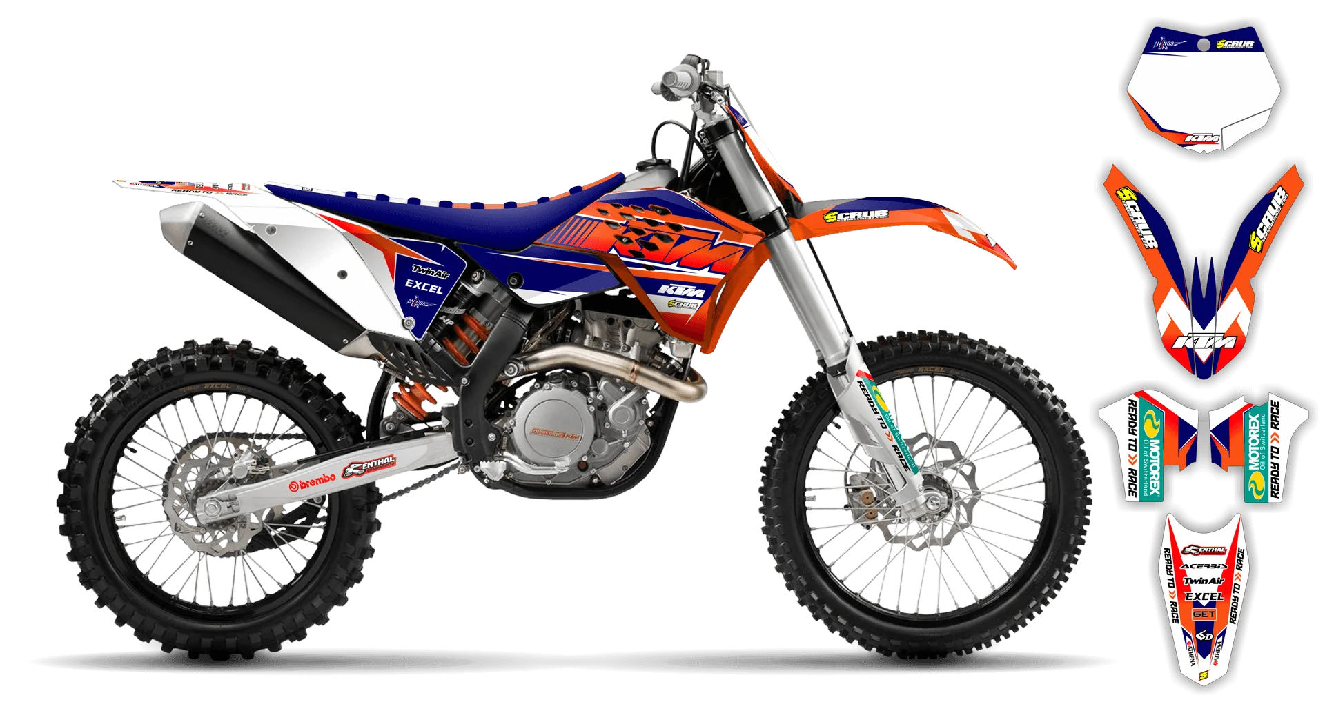 Graphics Kit - KTM - SX 65 - 2009-2015 - K9 - LE