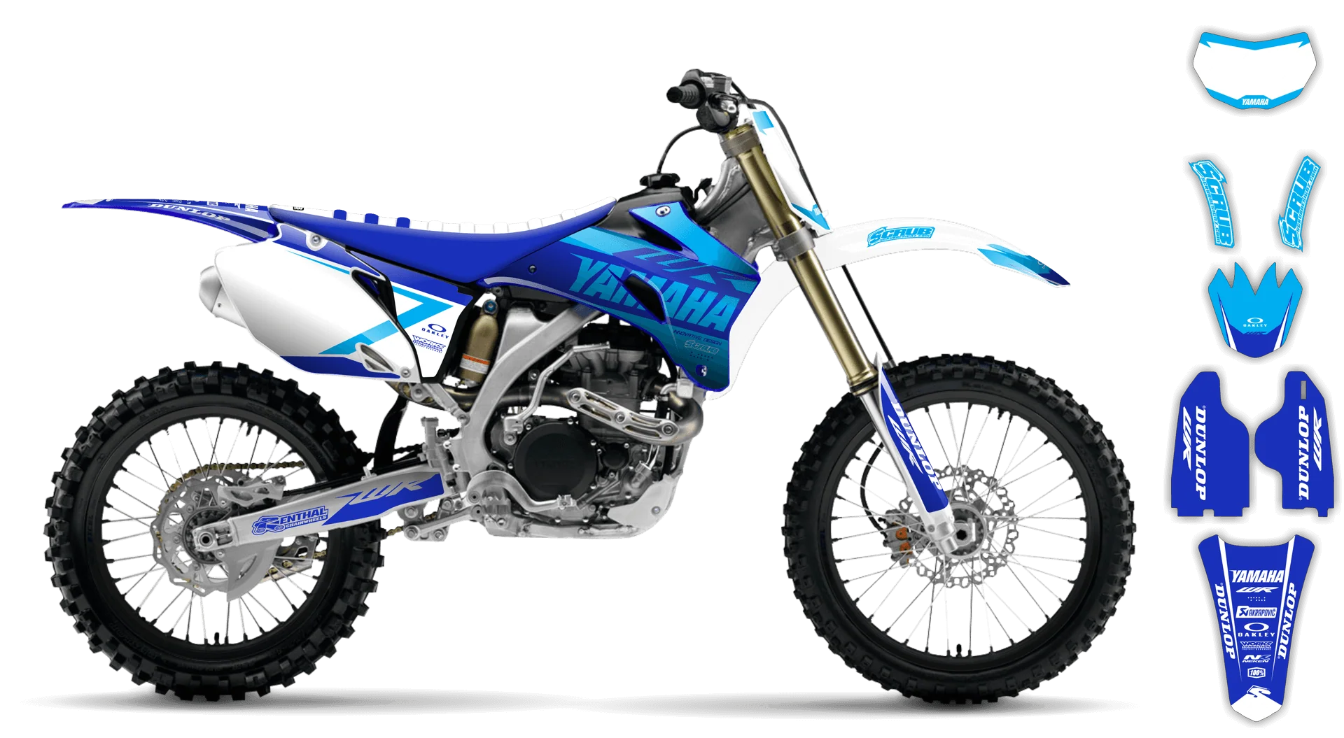 Graphics Kit - Yamaha - WR450F - 2003-2004 - Corgis - R2