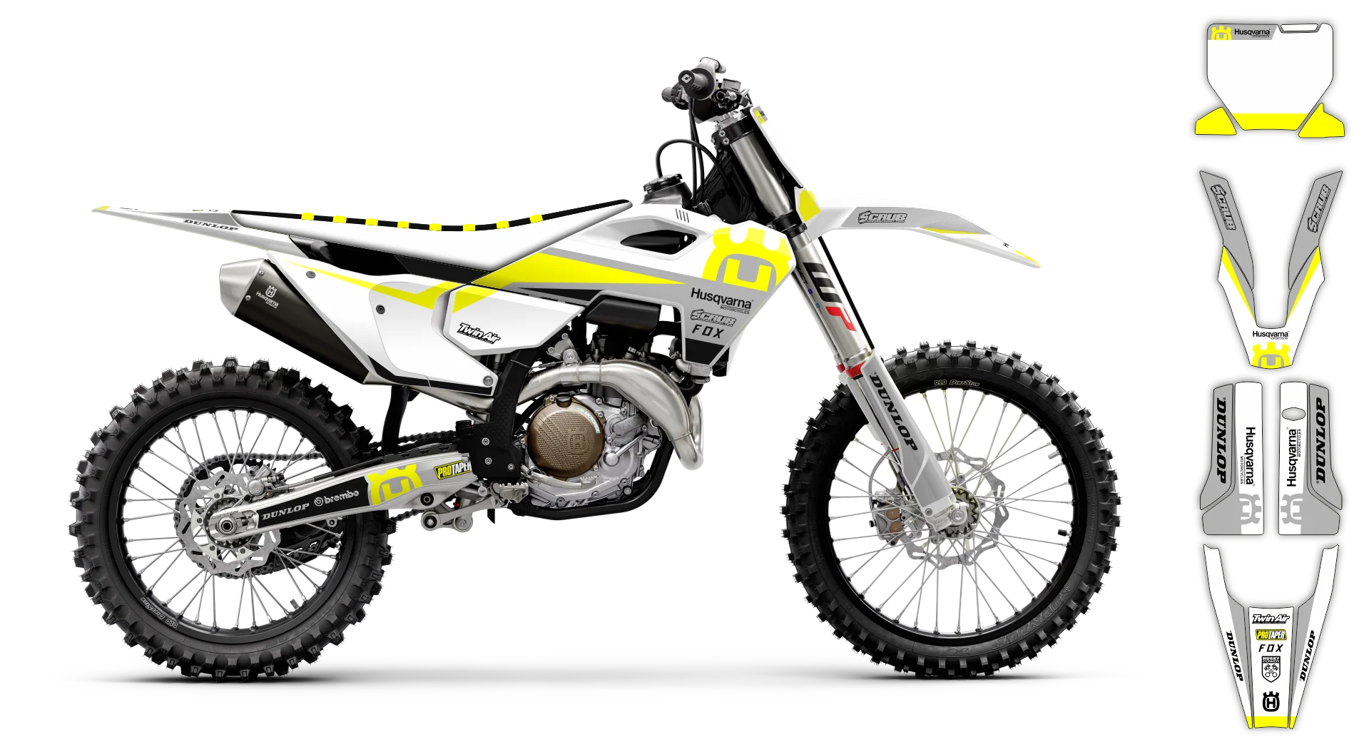 Graphics Kit - Husqvarna 14-> TC-FC-FX Series - 2023-2024 - H7 - R3