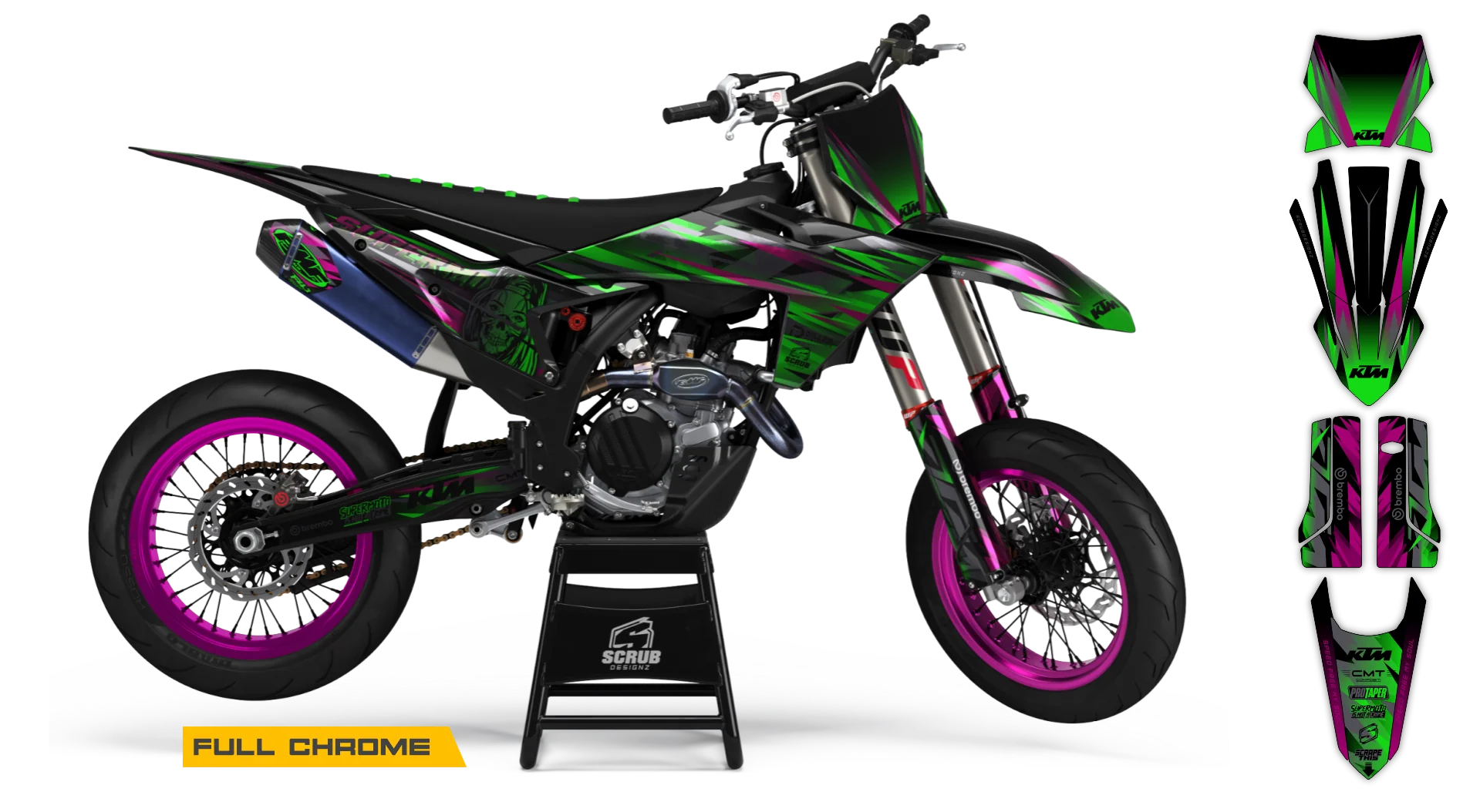 Graphics Kit - KTM - SX SX-F / XC XC-F - 2023-2024 - Eskel - R2