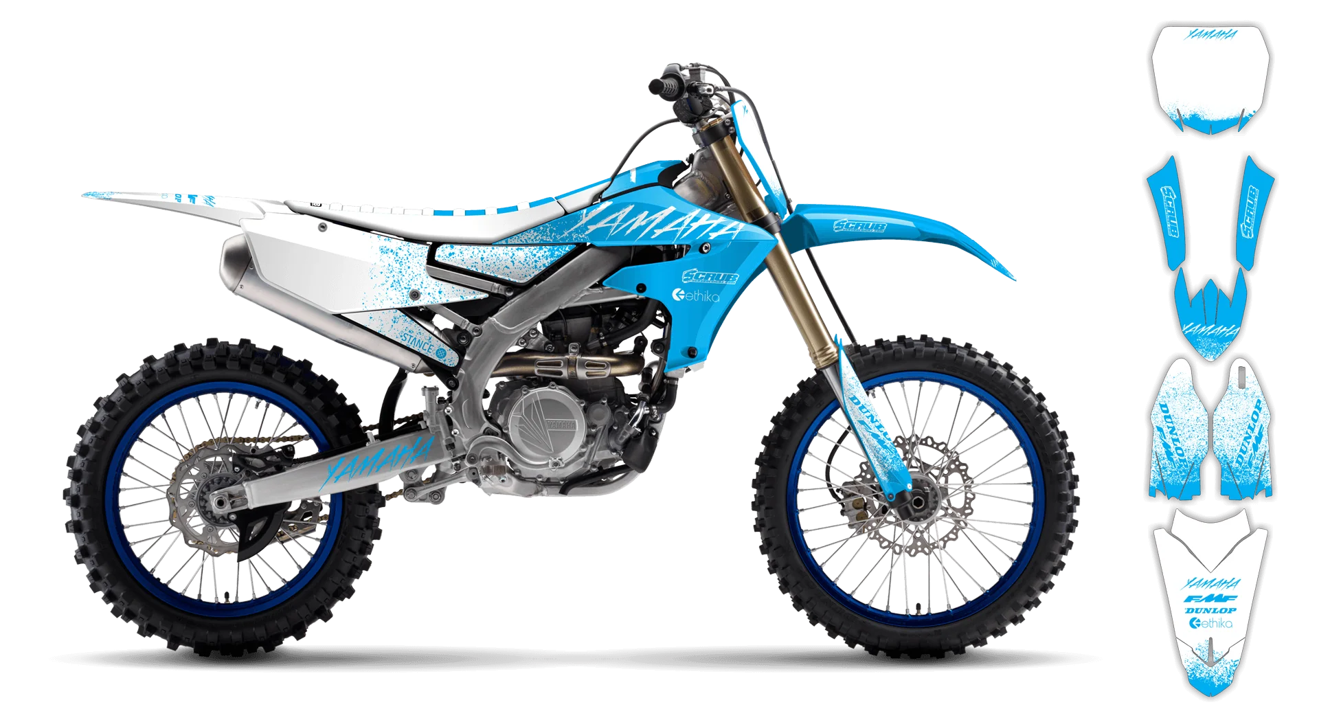 Graphics Kit - Yamaha - YZ450F - 2018-2022 - Hecton - R1