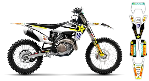 Graphics Kit - Husqvarna 14-> TE-FE Series - 2020-2023 - Factory Replica 4 - ST
