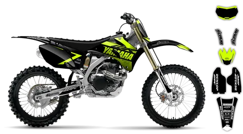 Graphics Kit - Yamaha - WR450F - 2003-2004 - Fluo Corgis - ST