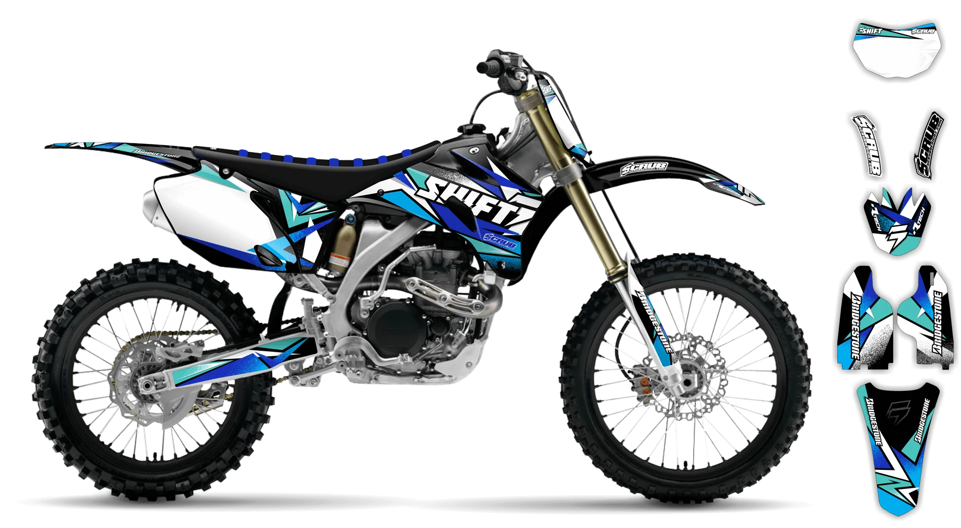 Graphics Kit - Yamaha - WR450F - 2007-2011 - X-Rut - R1