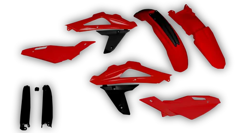 Plastics Kit - Husqvarna 05-13 - TE 250 - 2008-2013 - Full Kit - Red