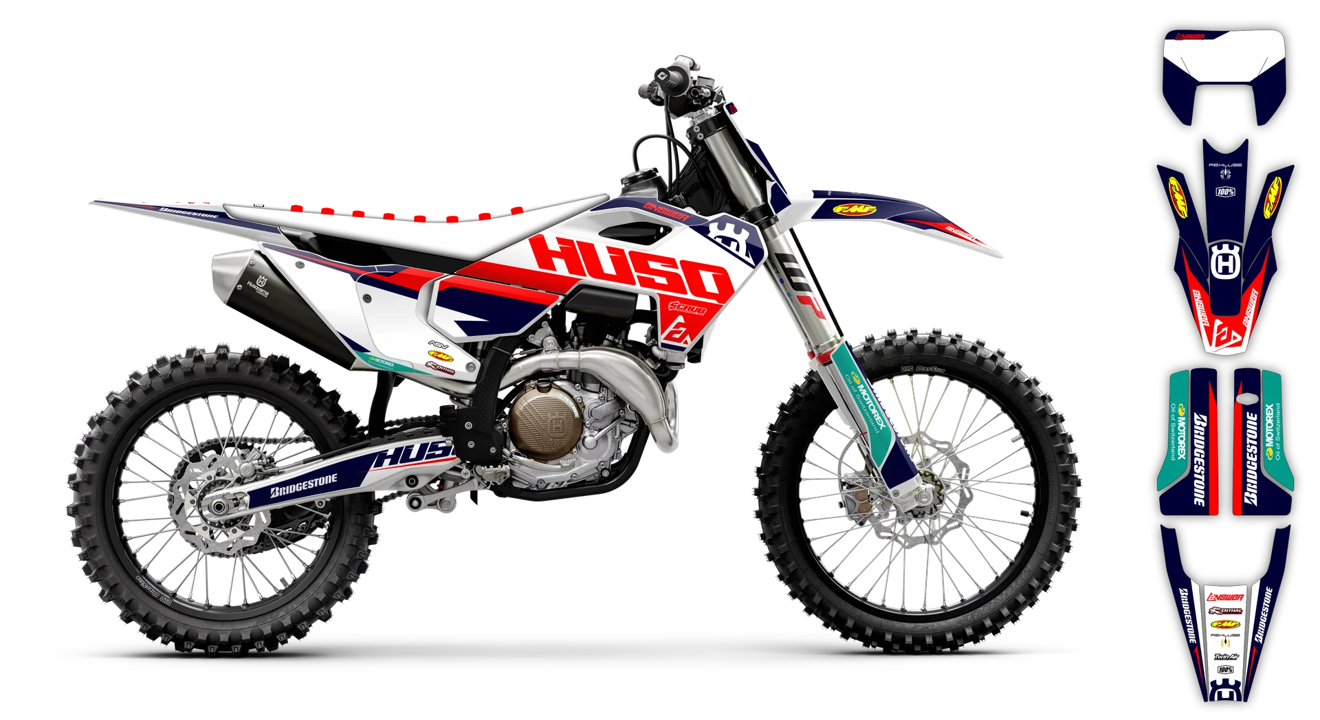 Graphics Kit - Husqvarna 14-> TE-FE Series - 2025 Heritage - H-SE1060 - R1