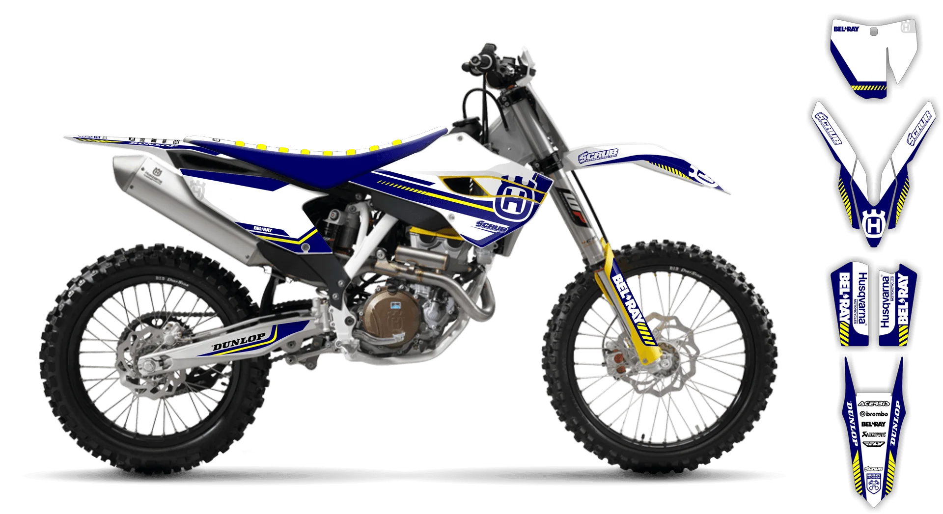 Graphics Kit - Husqvarna 14-> TC-FC-FX Series - 2015 - H5 - ST