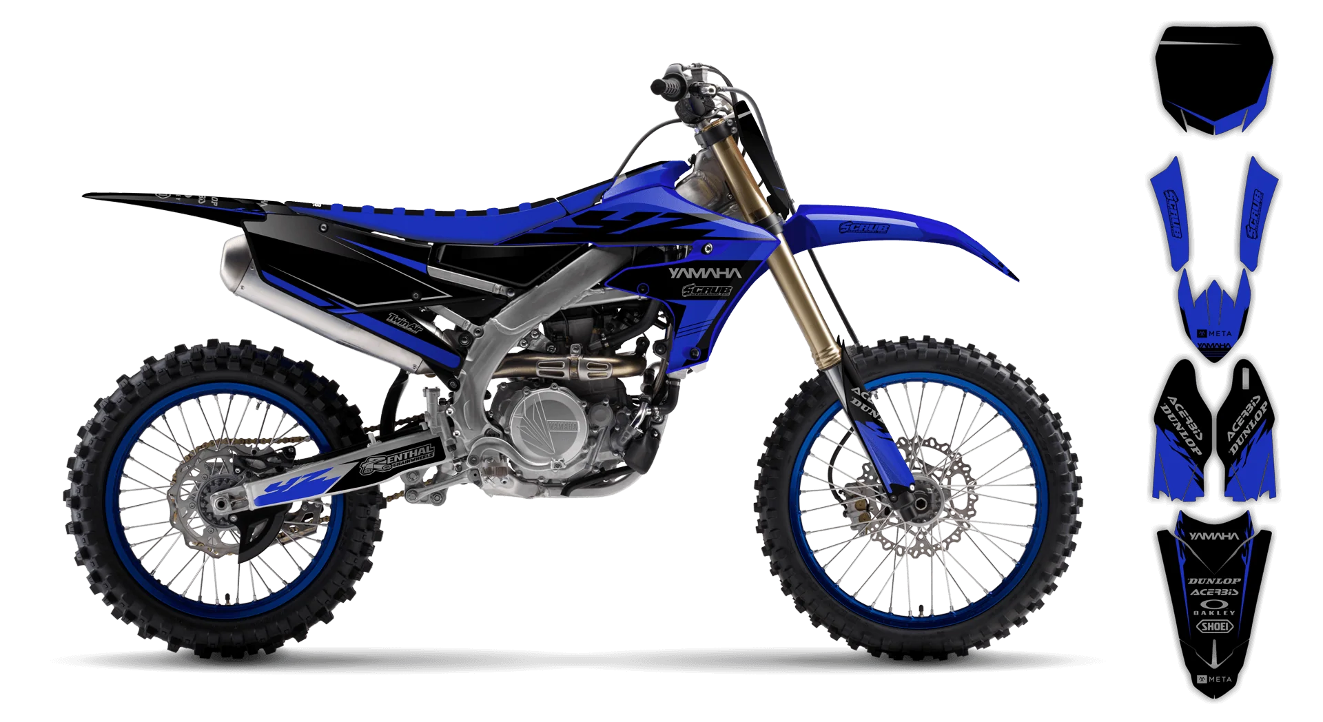 Graphics Kit - Yamaha - YZ450F - 2018-2022 - Nyxet - R1