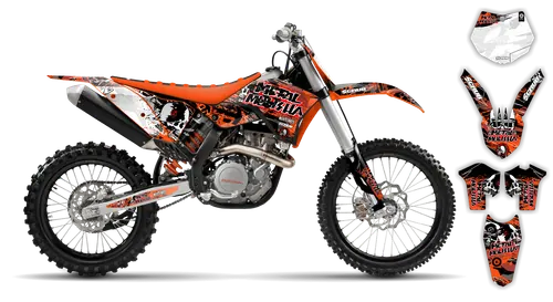 Graphics Kit - KTM - SX SX-F / XC XC-F - 2007-2010 - Em Em - ST