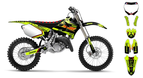Graphics Kit - Yamaha - YZ 125 - 1993-1995 - Fluo 1 - ST