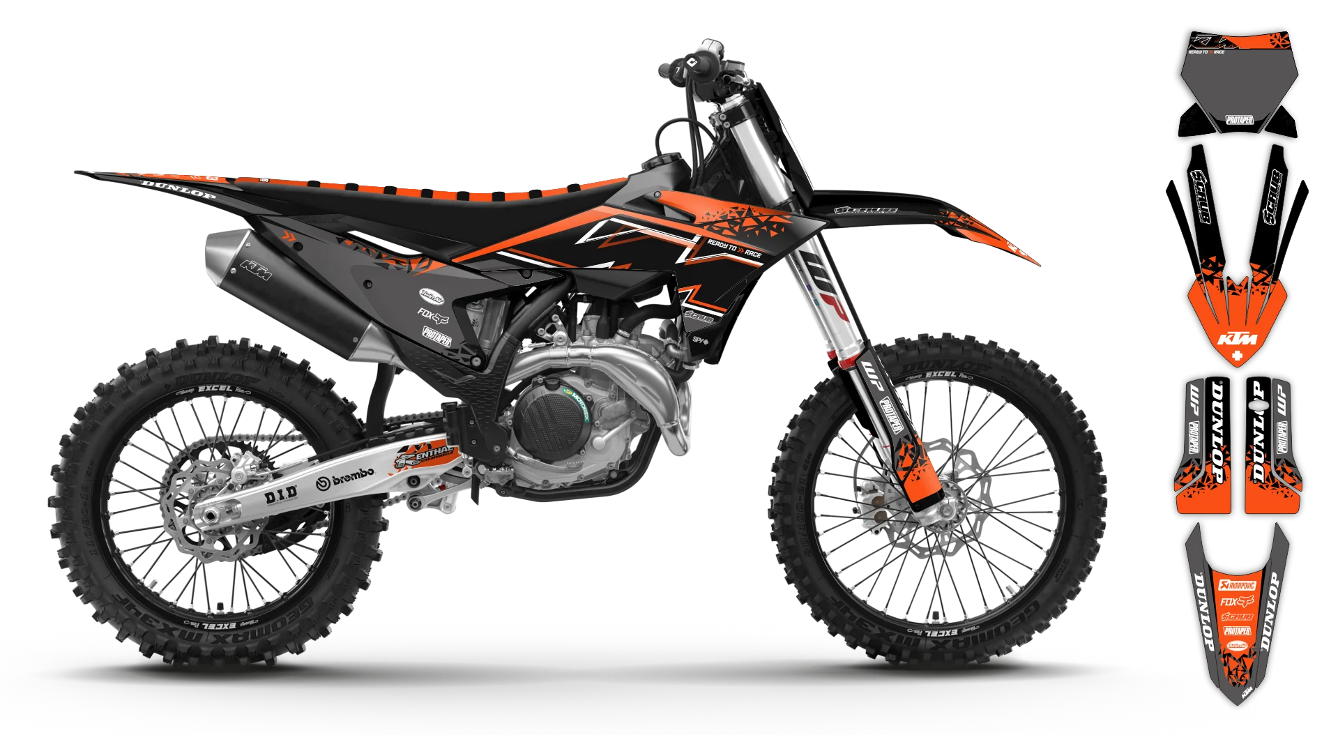Graphics Kit - KTM - SX SX-F / XC XC-F - 2025 - K6 - R5