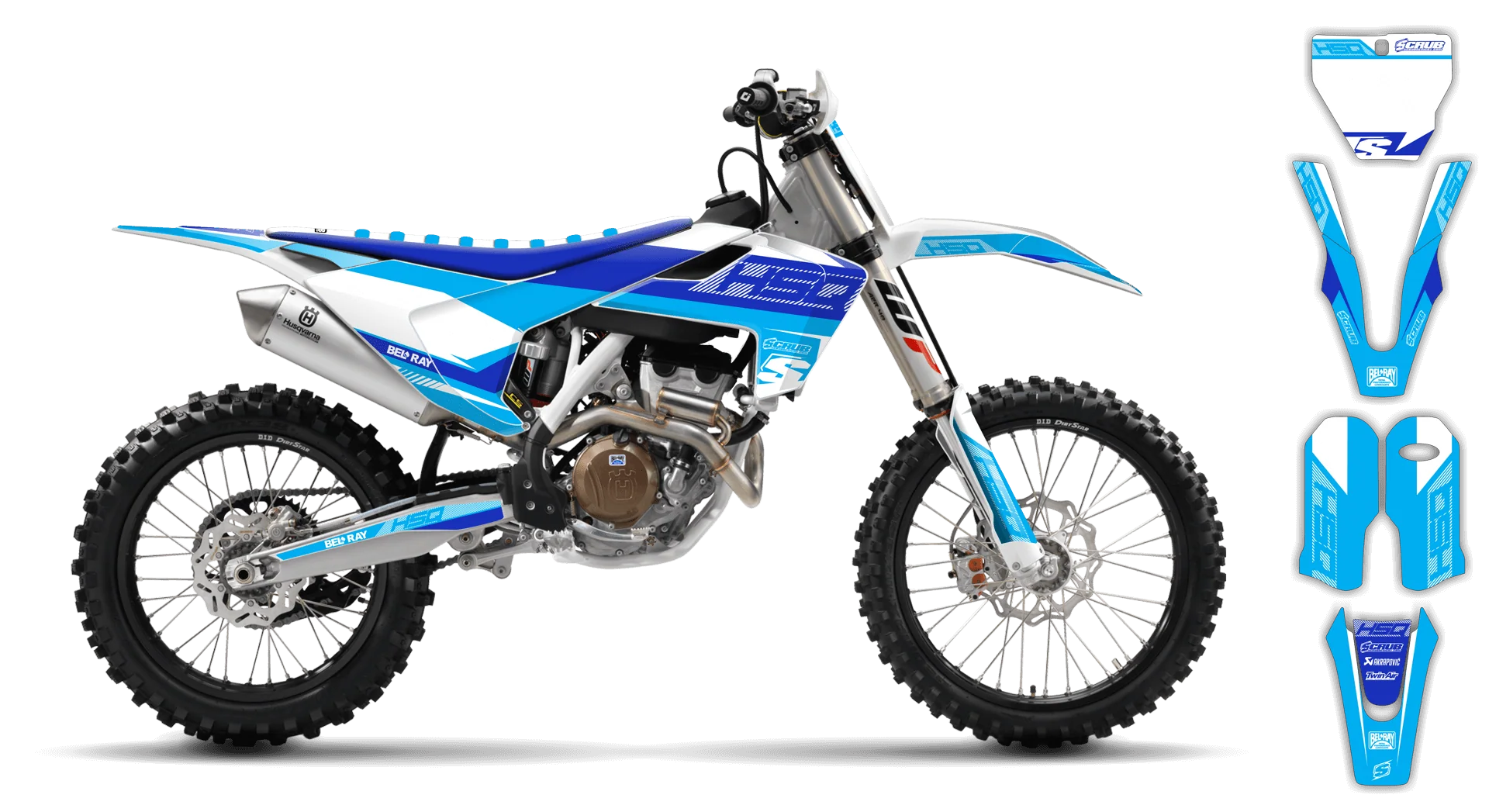 Graphics Kit - Husqvarna 14-> FS Series - 2016-2018 - SE1021 - R1