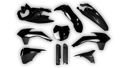 Plastics Kit - KTM - SX SX-F / XC XC-F - 2013-2014 - Full Kit - Black