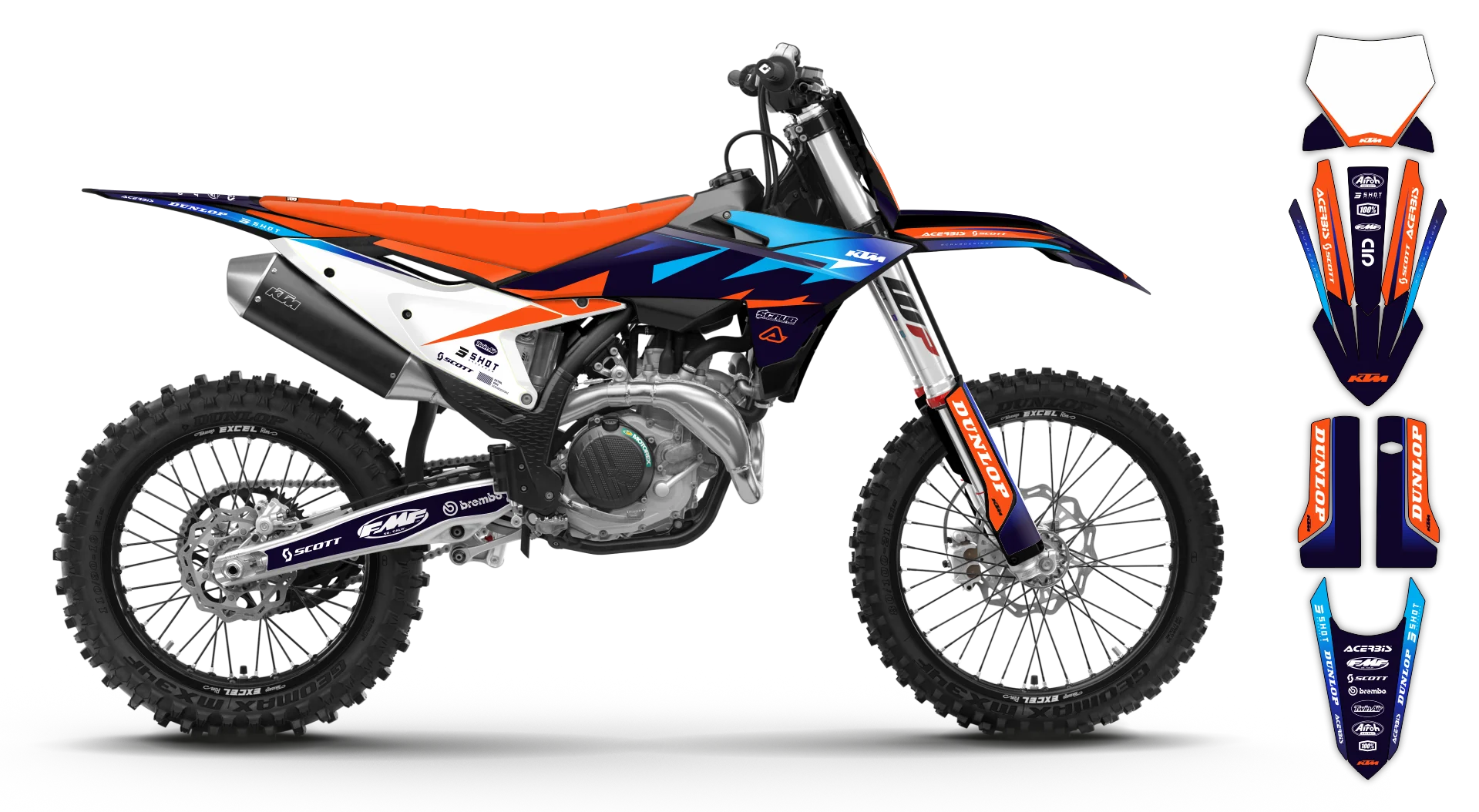 Graphics Kit - KTM - SX SX-F / XC XC-F - 2025 - K19 - LE
