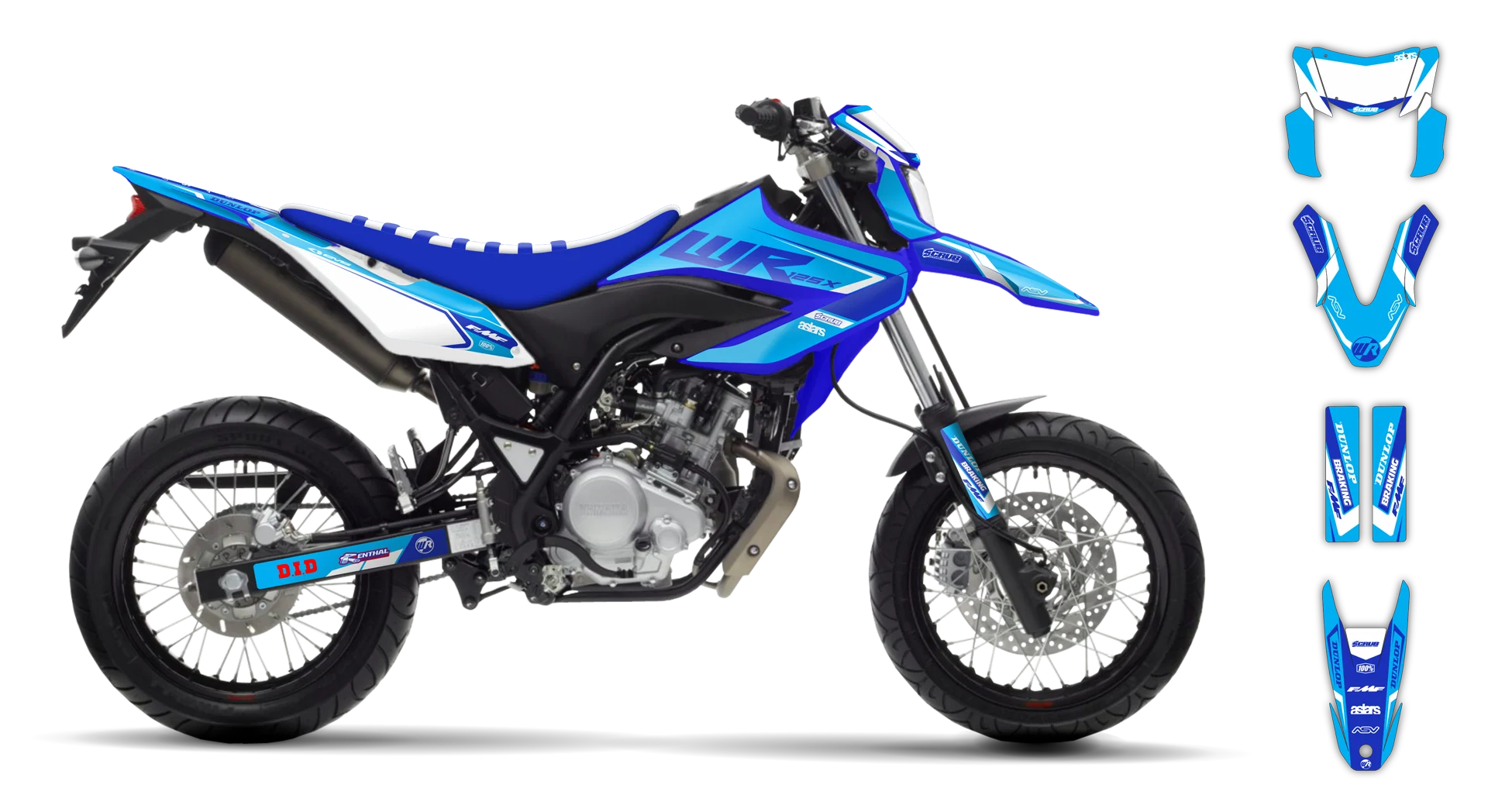 Graphics Kit - Yamaha - WR 125R - 2009-2022 - Eclipse - LE