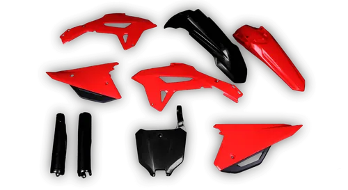 Plastics Kit - Honda - CRF 250R - 2022-2024 - Full Kit - Red Black