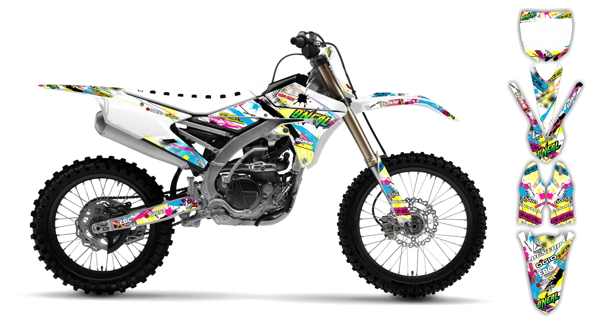 Graphics Kit - Yamaha - YZ450F - 2010-2013 - H2 - LE