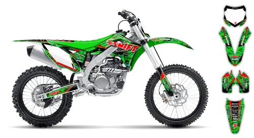 Graphics Kit - Kawasaki - KX 450F - 2013-2015 - Step Up - ST