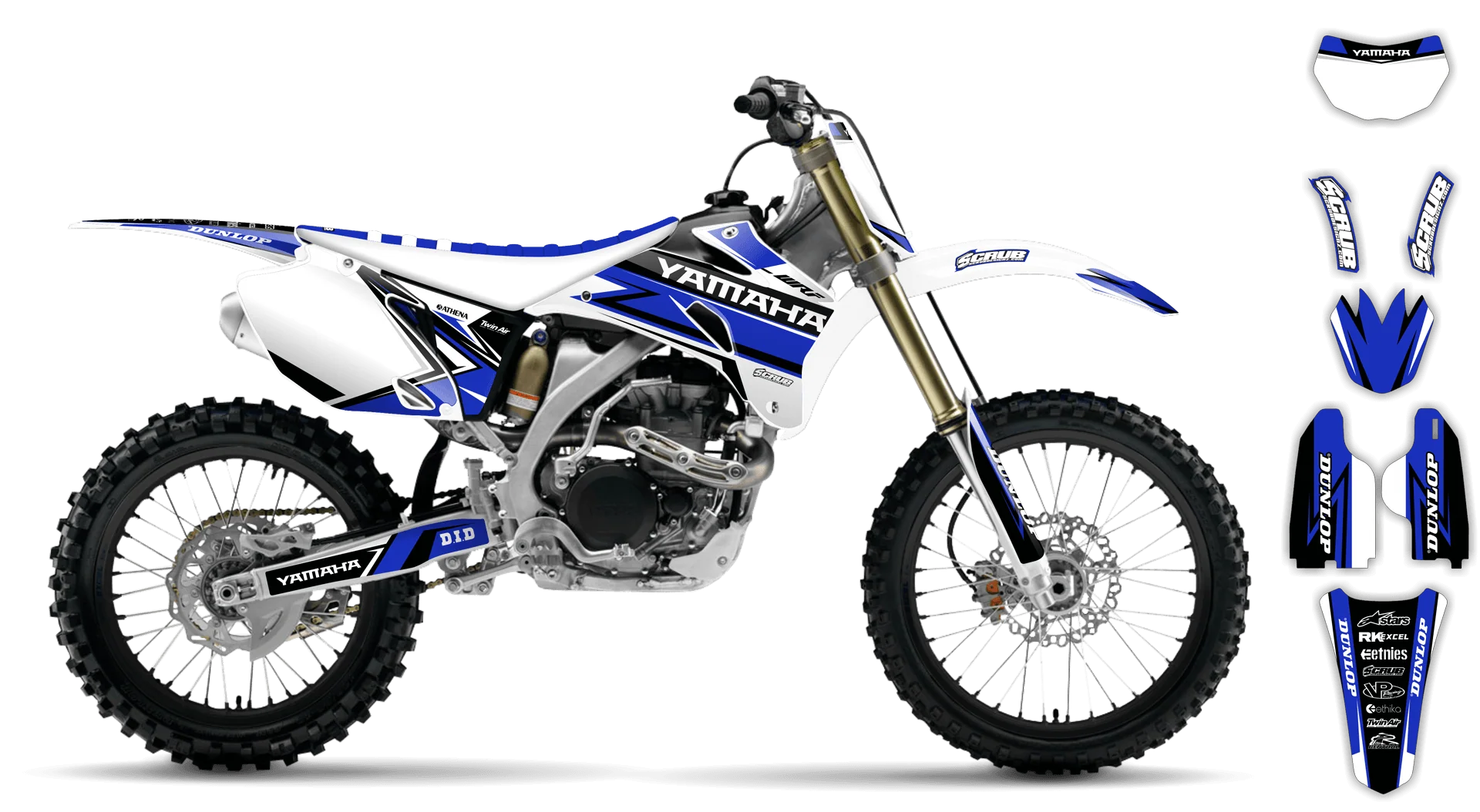 Graphics Kit - Yamaha - WR450F - 2003-2004 - Evolution - R2