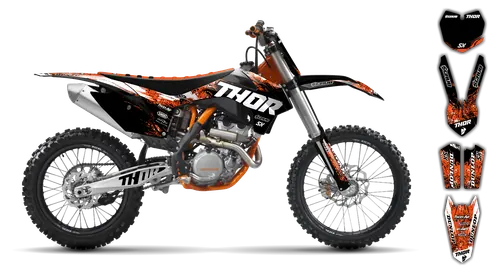 Graphics Kit - KTM - SX SX-F / XC XC-F - 1998-2000 - Sledge - ST
