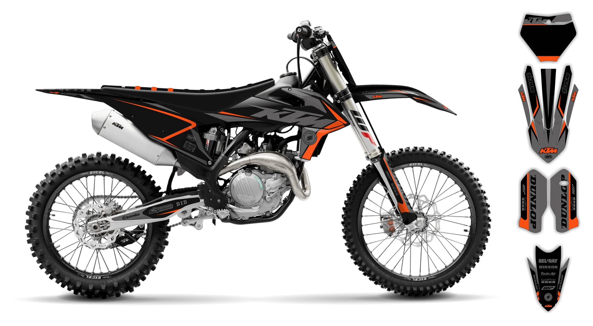 Graphics Kit - KTM - SX 50 - 2009-2015 - K17 - ST