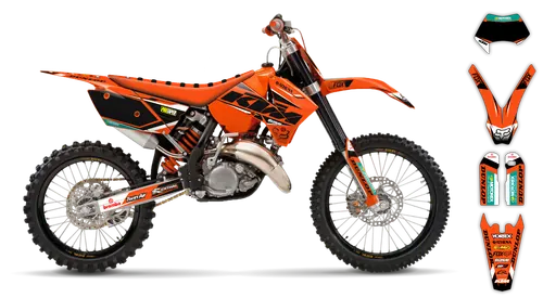 Graphics Kit - KTM - EXC EXC-F / XC-W XCF-W - 2005-2007 - K-SE1065 - ST