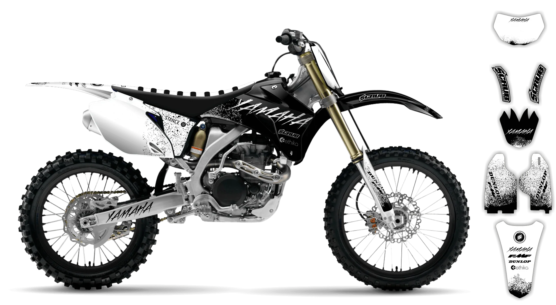 Graphics Kit - Yamaha - WR450F - 2003-2004 - Hecton - LE
