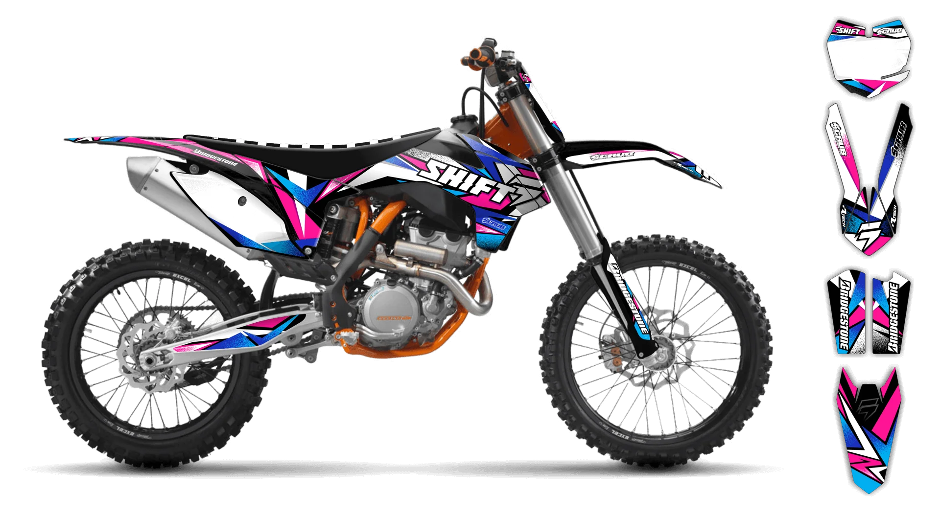 Graphics Kit - KTM - SX 85 - 2013-2017 - X-Rut - R2