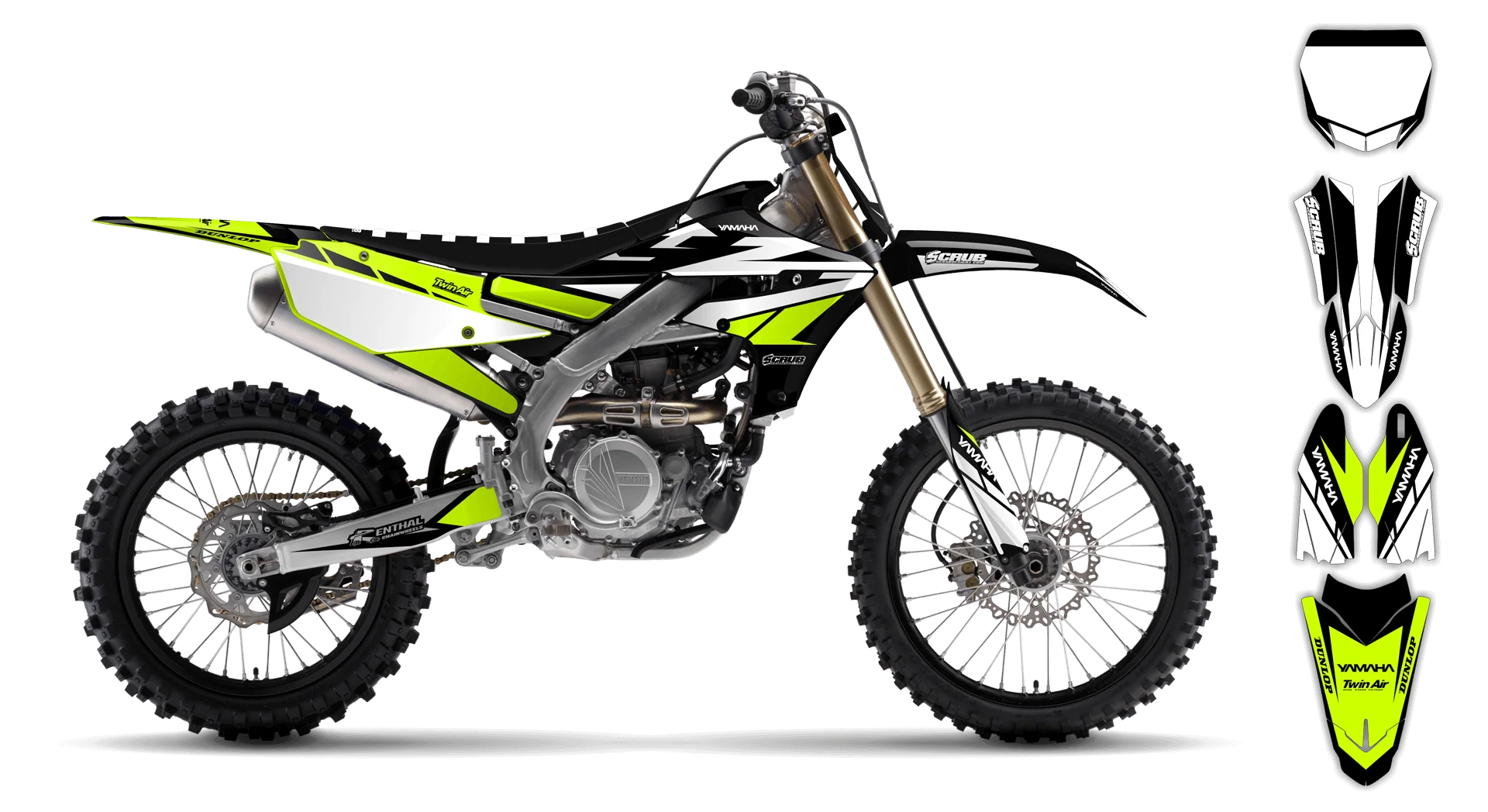 Graphics Kit - Yamaha - YZ250F - 2019-2023 - Fluo Sukuba - LE