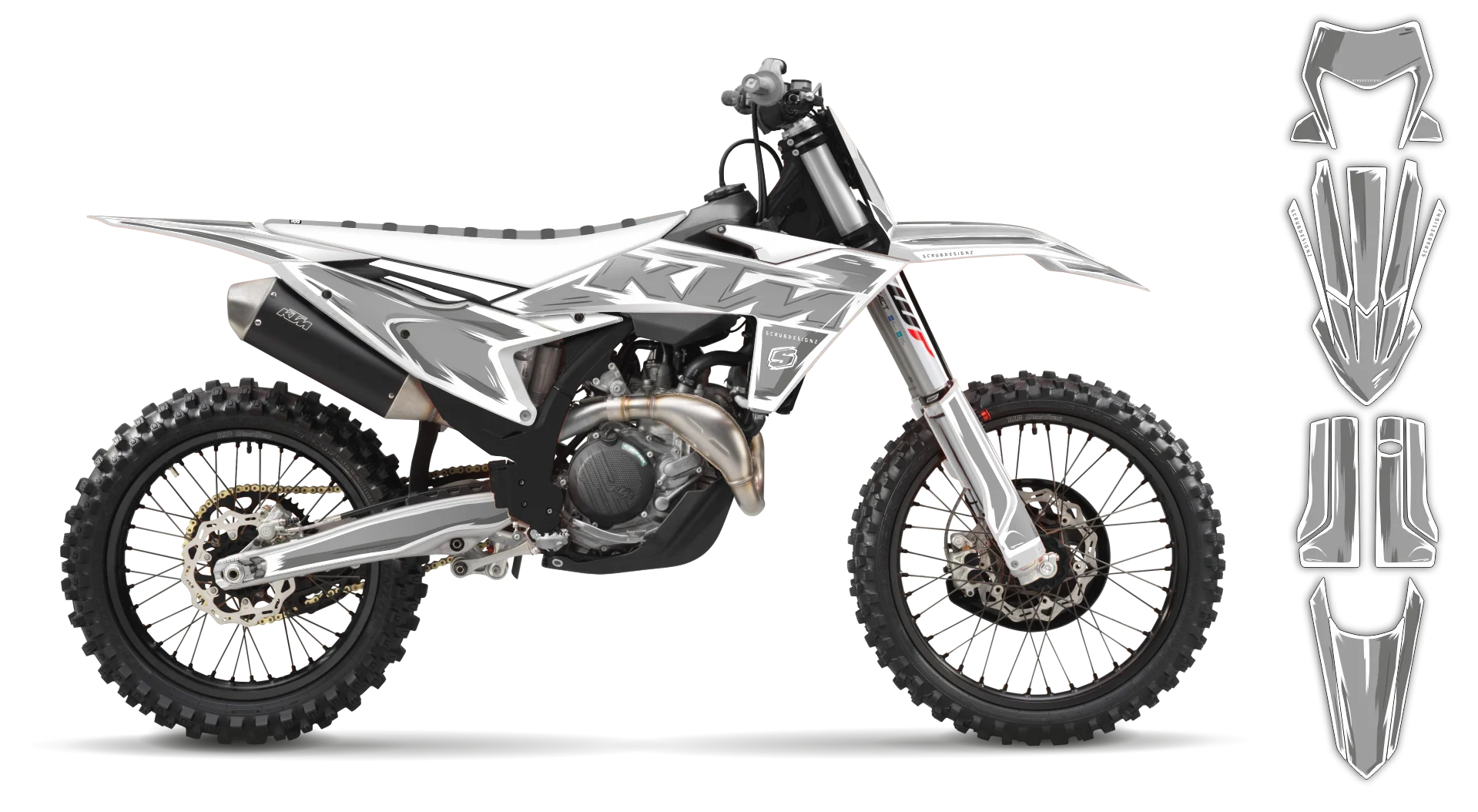 Graphics Kit - KTM - EXC EXC-F / XC-W XCF-W - 2012-2013 - Artlex - R4