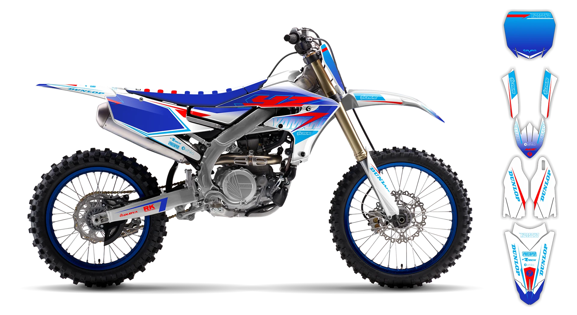 Graphics Kit - Yamaha - YZ250F - 2019-2023 - SE1086 - R2