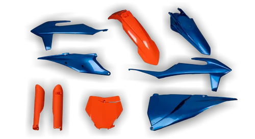 Plastics Kit - KTM - SX SX-F / XC XC-F - 2019-2022 - Full Kit - Blue Orange