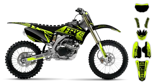 Graphics Kit - Yamaha - WR450F - 2007-2011 - Fluo Varnix - ST