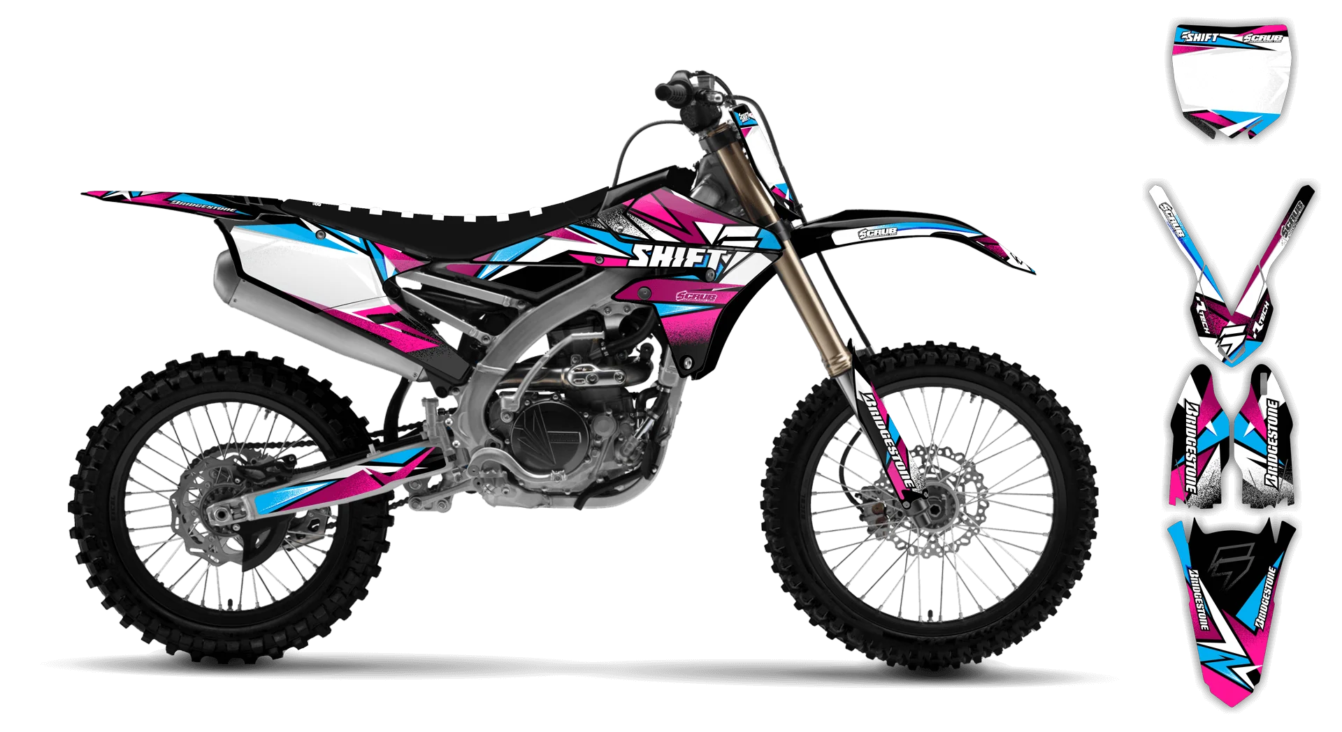 Graphics Kit - Yamaha - YZ450F - 2014-2017 - X-Rut - R2