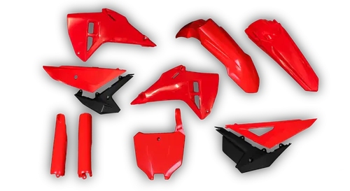Plastics Kit - Honda - CRF 250R - 2022-2024 - Full Kit - Red Restyle