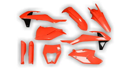 Plastics Kit - KTM - EXC EXC-F / XC-W XCF-W - 2017-2019 - Full Kit - Fluo Orange