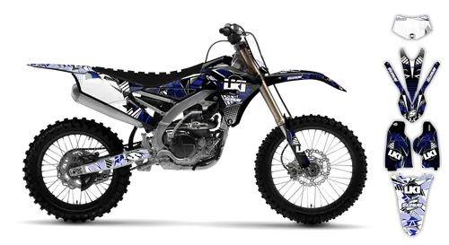 Graphics Kit - Yamaha - WR450F - 2016-2018 - Block Pass - ST