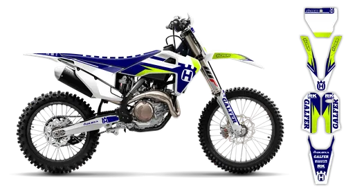 Graphics Kit - Husqvarna 14-> TC-FC-FX Series - 2019-2022 - Fluo H11 - ST