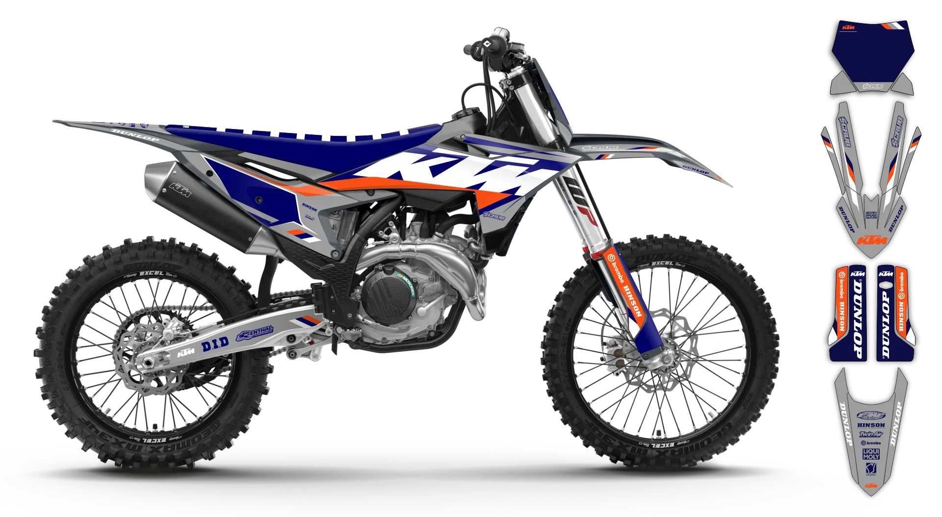 Graphics Kit - KTM - SX SX-F / XC XC-F - 2025 - K-SE1072 - LE