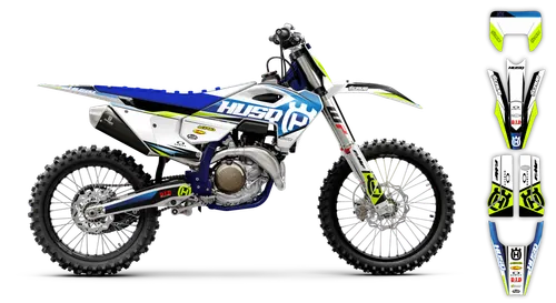 Graphics Kit - Husqvarna 14-> TE-FE Series - 2025 - Fluo H-SE1056 - ST
