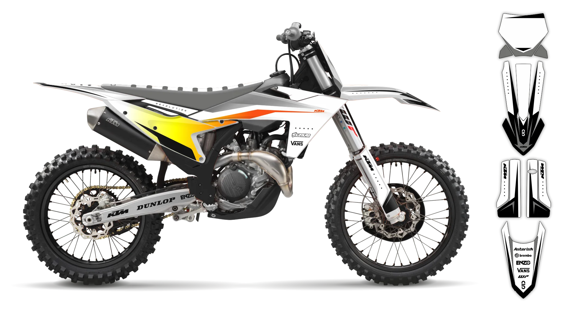 Graphics Kit - KTM - SX SX-F / XC XC-F - 2023-2024 - K-SE1099 - R2