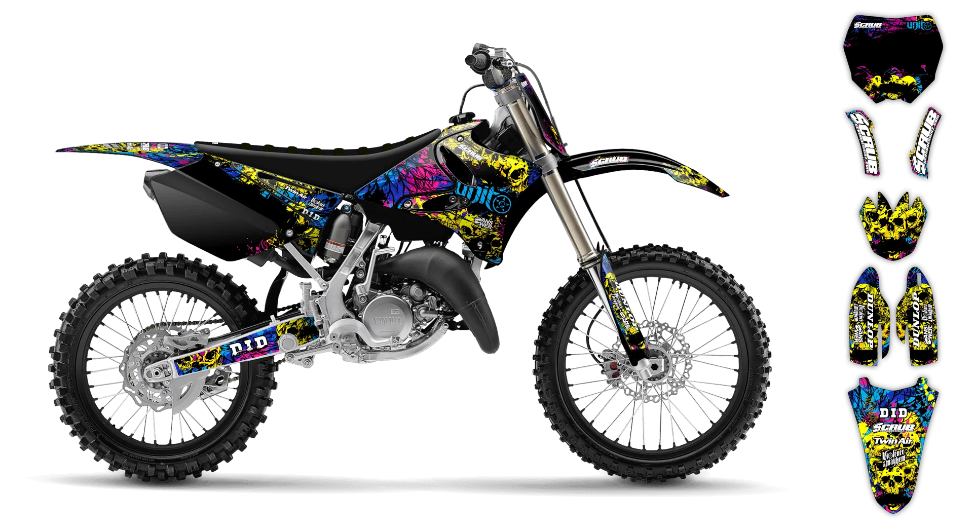 Graphics Kit - Yamaha - YZ 125 - 2006-2007 - Wasabi - LE