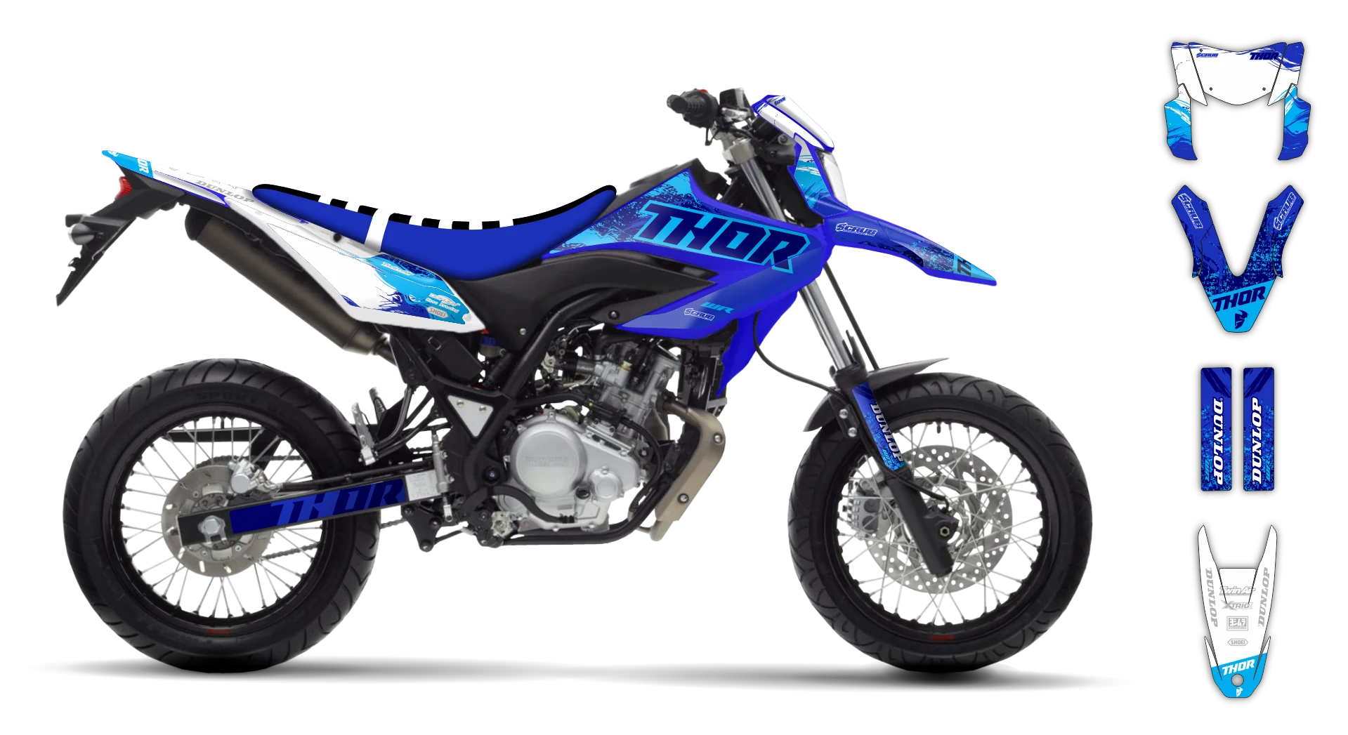 Graphics Kit - Yamaha - WR 125R - 2009-2022 - Sledge - R2
