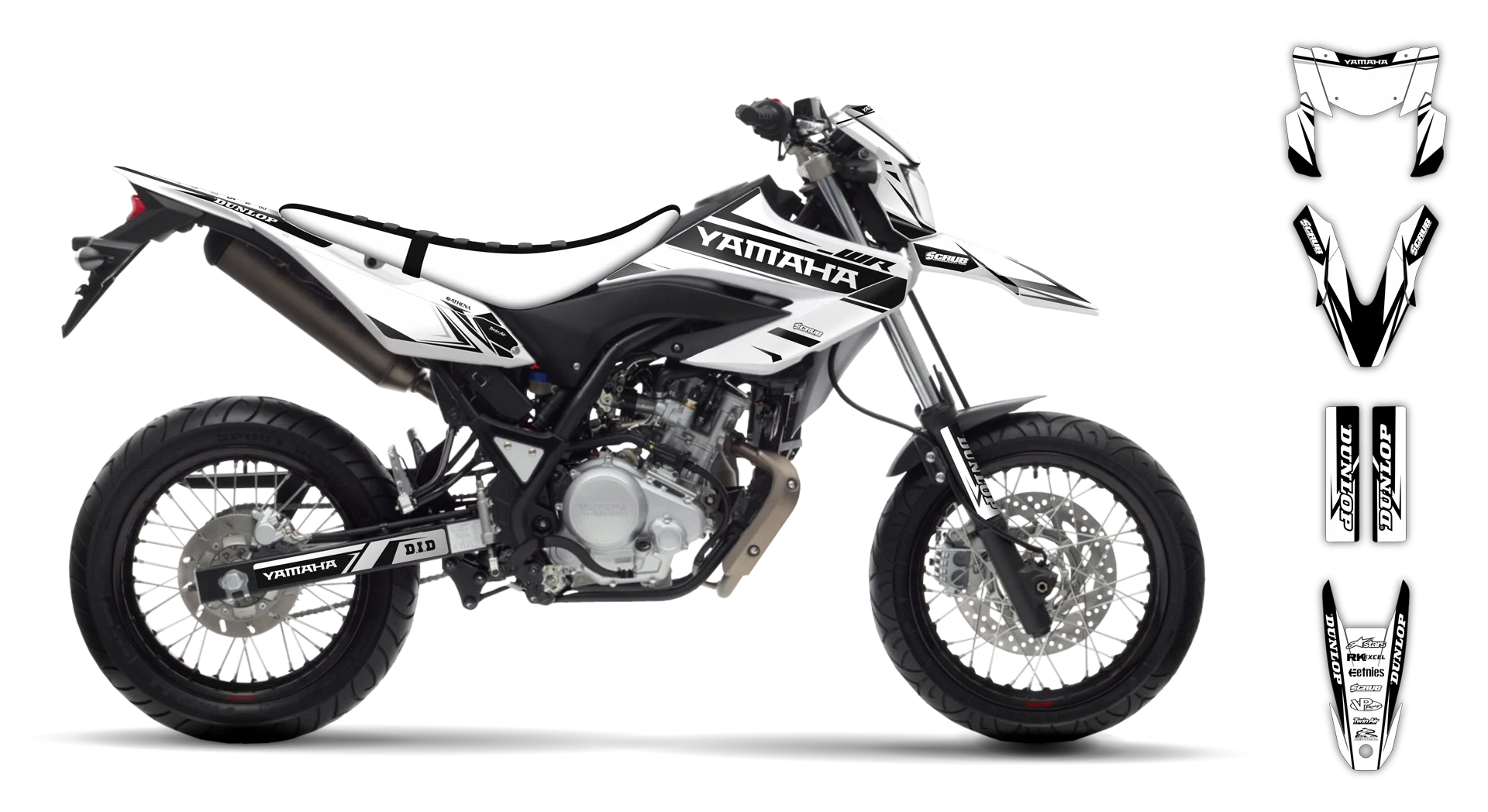 Graphics Kit - Yamaha - WR 125X - 2009-2022 - Evolution - R3
