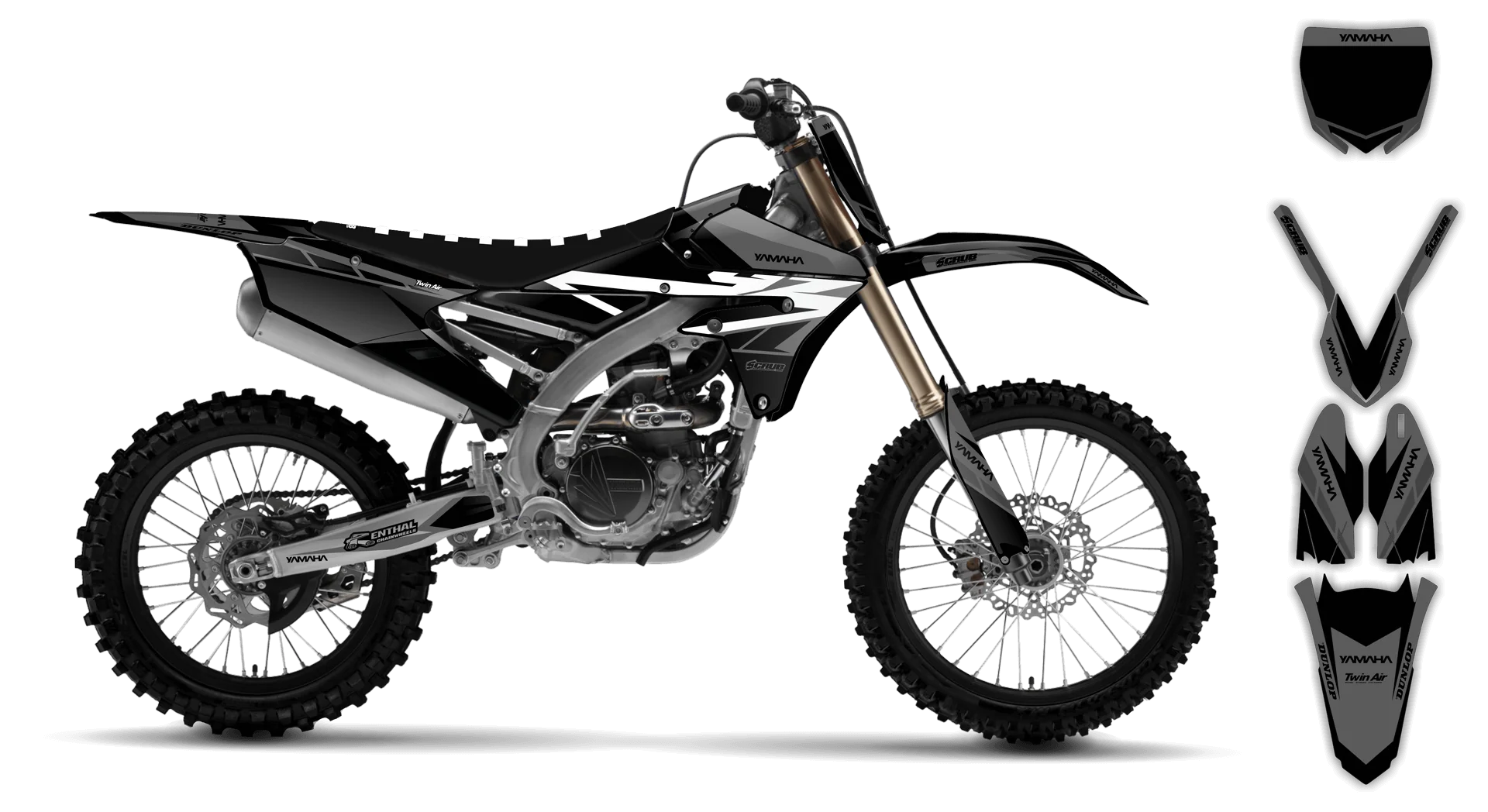 Graphics Kit - Yamaha - YZ450F - 2014-2017 - Sukuba - R1