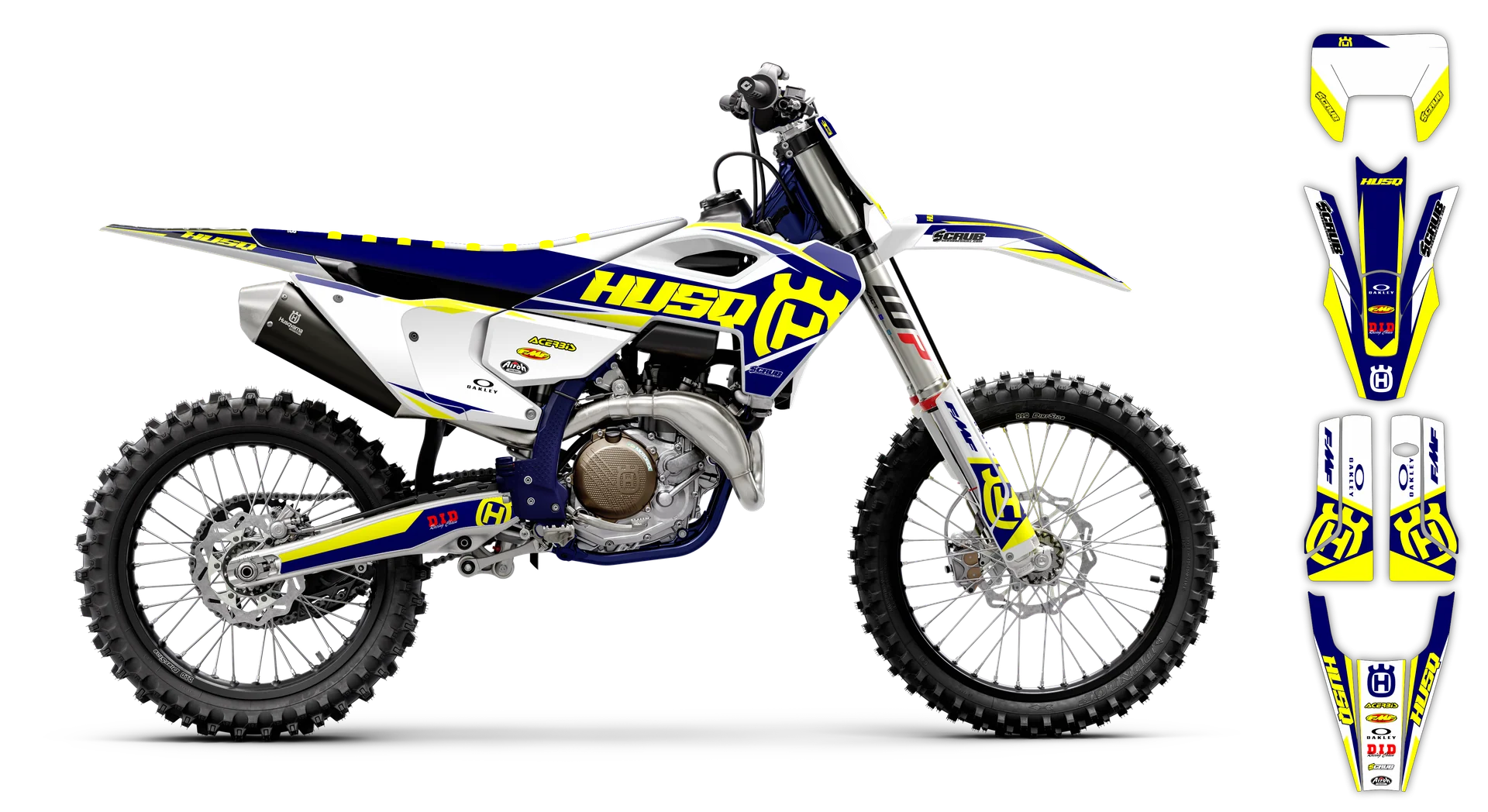 Graphics Kit - Husqvarna 14-> TE-FE Series - 2024 Heritage - H-SE1056 - R2