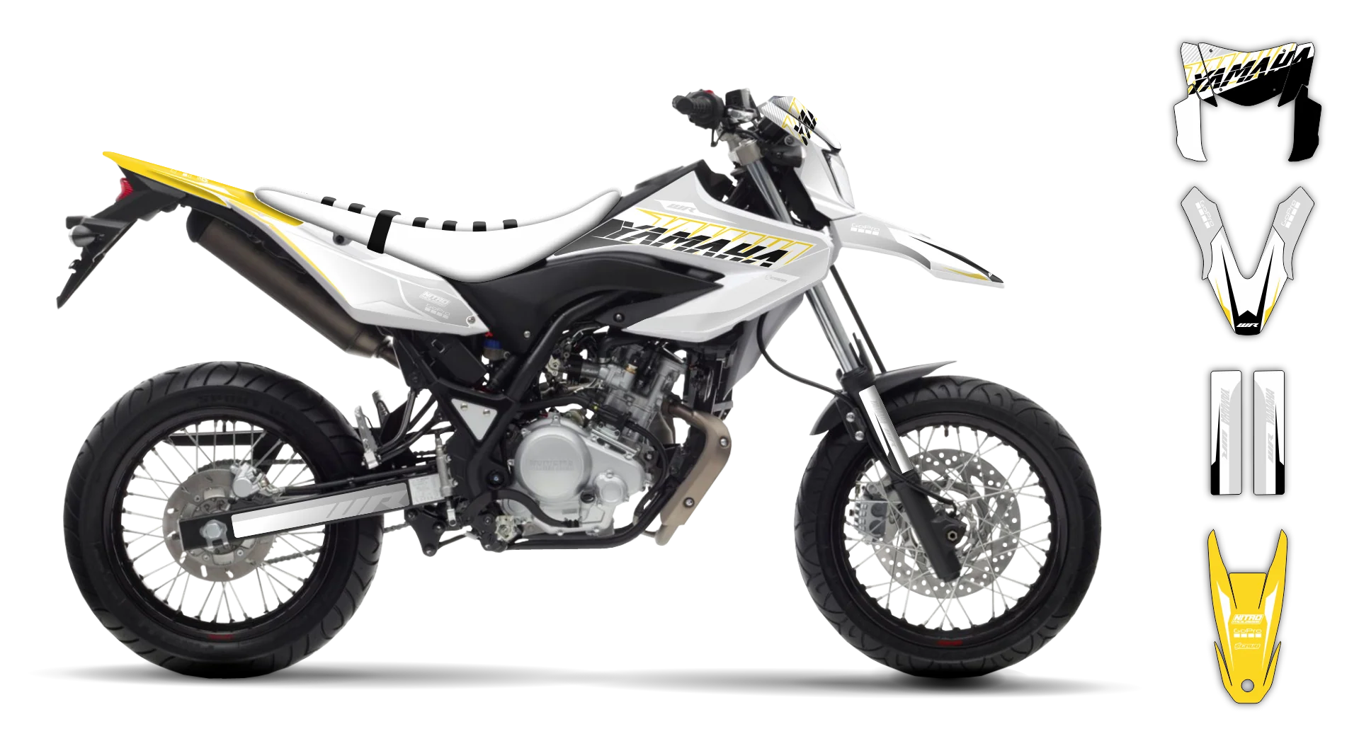 Graphics Kit - Yamaha - WR 125R - 2009-2022 - SE1110 - R3