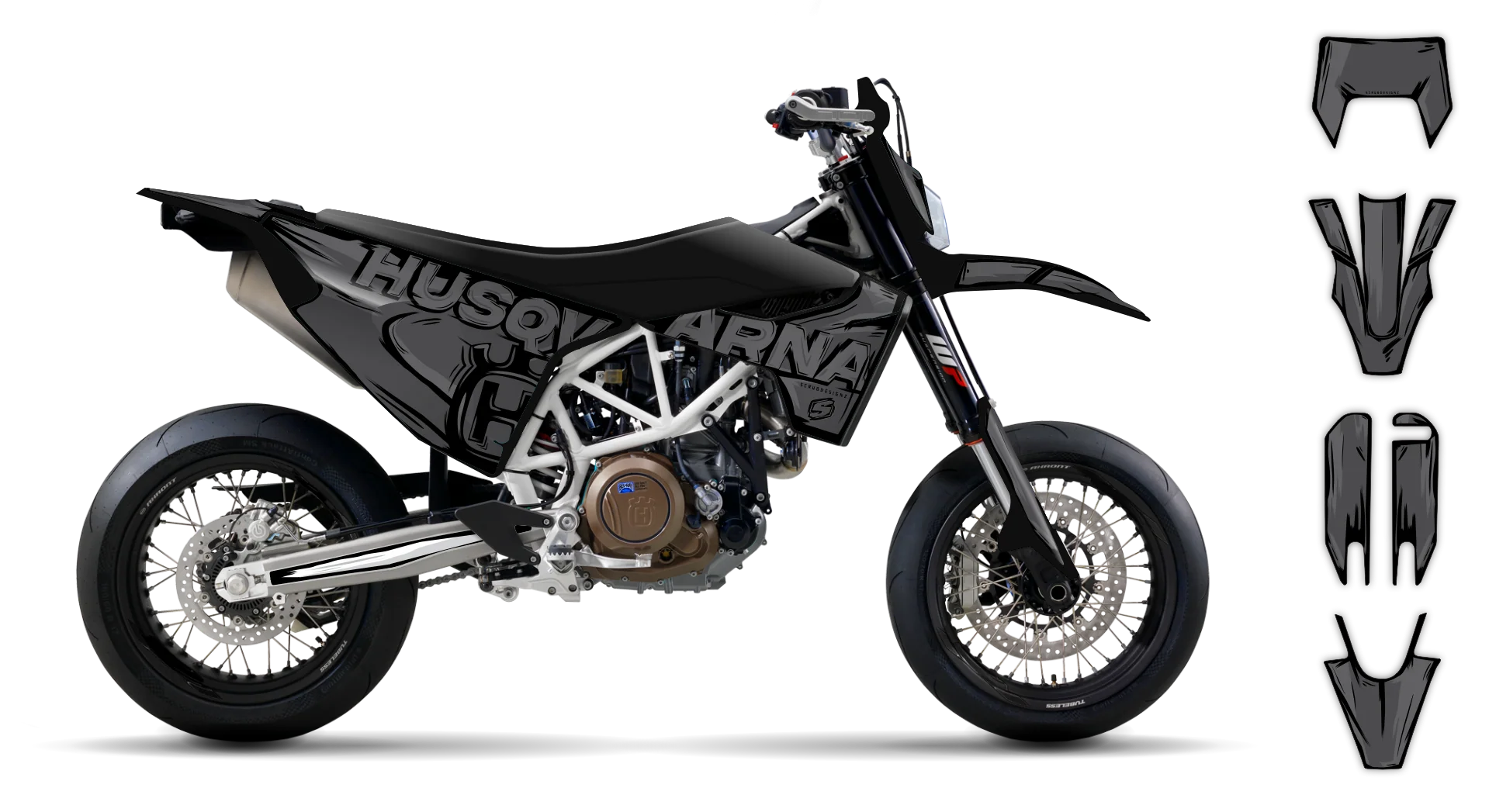 Graphics Kit - Husqvarna 14-> SM 701 - 2016-2024 - Artlex - R1