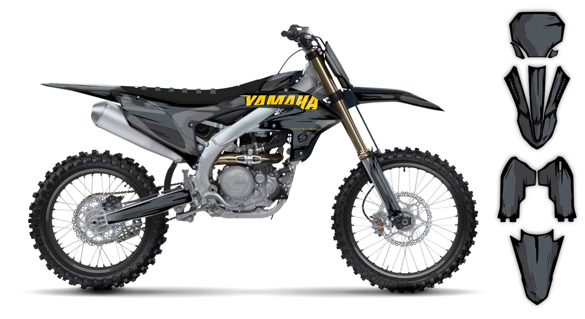 Graphic Kit - Yamaha - WR450F - 2024-2025 - Artlex - R2