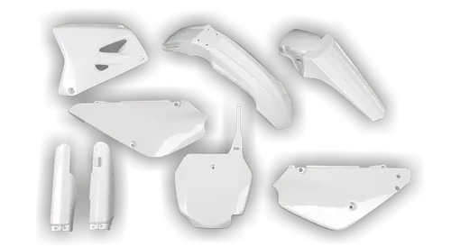 Plastics Kit - Suzuki - RM 85 Restyle - 2002-2024 - Full Kit - White